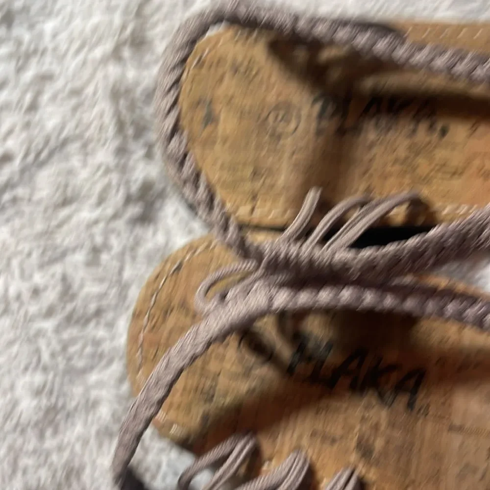 Blaka cork sandals size 6